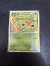 Caterpie Pokémon Card 57/123 Heartgold Soulsilver 2010 Pokemon Card Komiya Art