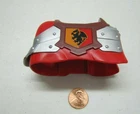 Lego Duplo HORSE ARMOR SADDLECLOTH CASTLE SET Red Silver Dragon Design Vintage