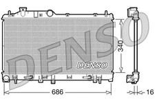 Wasserkühler DRM36008 DENSO für SUBARU LEGACY IV LEGACY IV Station Wagon OUTBACK
