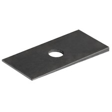4 Pack 2 Degree Pinion Angle Axle Shims, Rear Leaf Spring Wedges, 6" x 2-5/8"