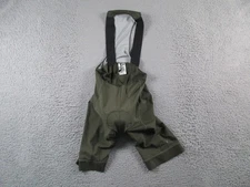 Pedal Mafia Cycling Bib Womens Medium Green Black Padded Performance