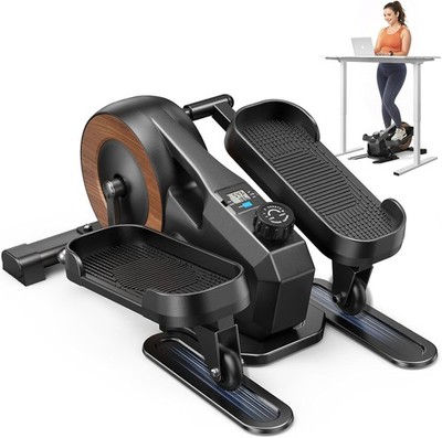 Merach Mini elliptischer elektrischer Schreibtisch Pedaltrainer 8 Stufen LCD leise