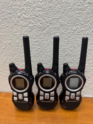Set of 3 Motorola MR350R Talkabout 2-Way Radios 35m Walkie Talkies Radio Only