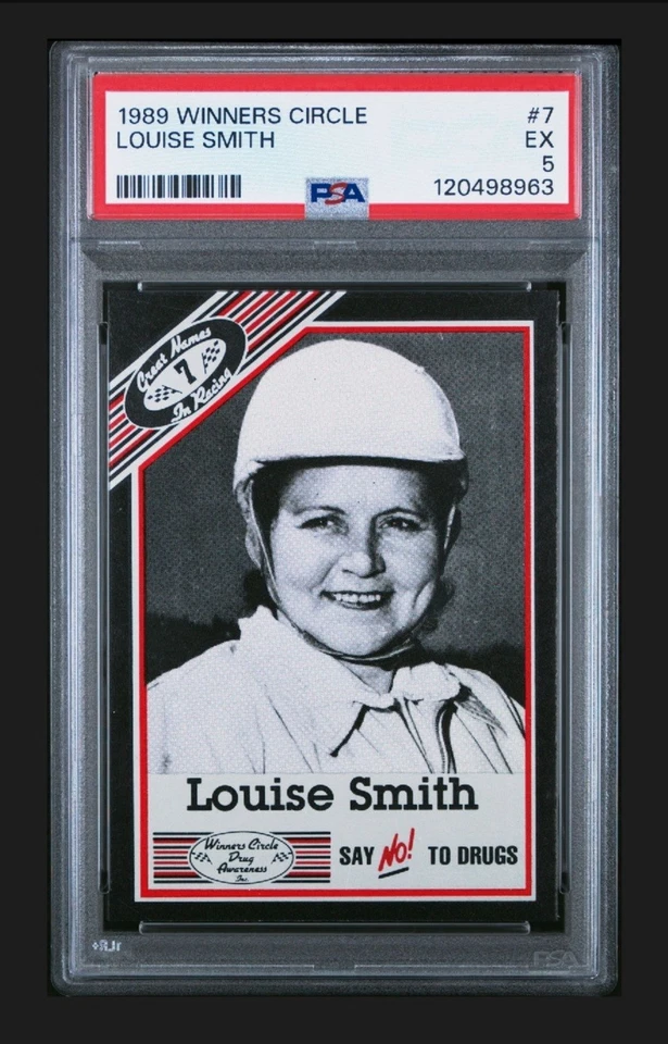 1989 WINNERS CIRCLE LOUISE SMITH #7 HOF PSA 5 - Image 2 of 3