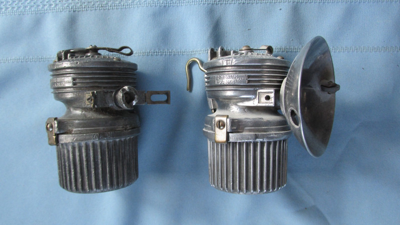 Fred Belt Co. Lu-Mi-Num Lamp Cast Aluminum Miners Carbide Cap Parts Lamps
