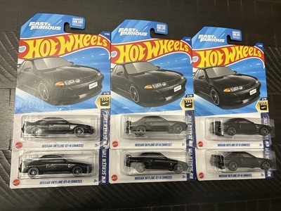 Lot of 6- 2025 Hot Wheels Nissan Skyline GT-R (BNR32) Fast Furious Screen Time