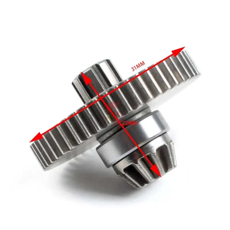 16401Y Upgrade Metal Spur Gear  MJX Hyper Go 1/14 1/16 H16 16208 16210 14209 car - Image 2 of 4