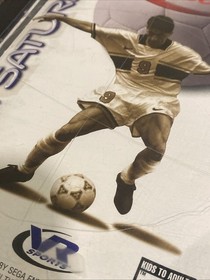 VR Soccer (Sega Saturn) Cib w/ Manual And Case. Tested Working.