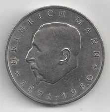 Germany-GDR 20 Mark, 1971 100th Birthday of Heinrich Mann (206)