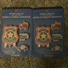 2 Pack First Responders Police Fire Fighters Cop Kids Birthday Candles