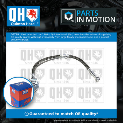 Brake Hose Front Right BFH6145 Quinton Hazell Hydraulic 587322E000 587322E010