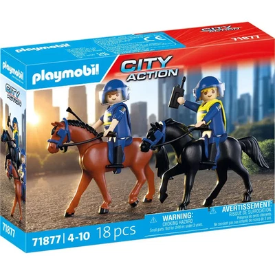 PLAYMOBIL ACTION HEROES PLAYMOBIL 71877 Polizeireiterstaffel