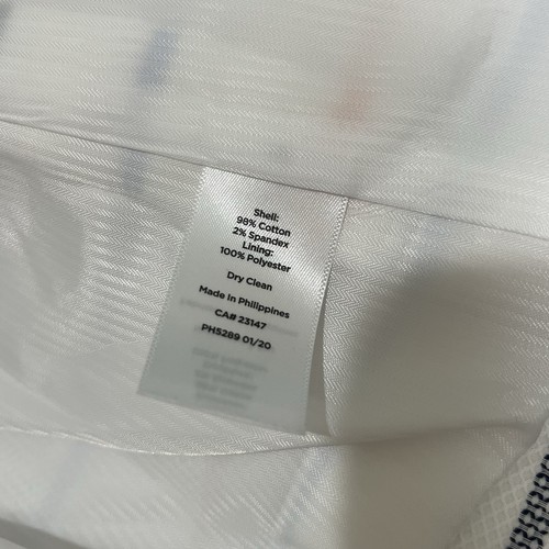 Chaqueta Blazer TALBOTS Vizcaya Rayas Manga Pulsera Texturizada Frente Abierto Talla 10 - Imagen 8 de 10