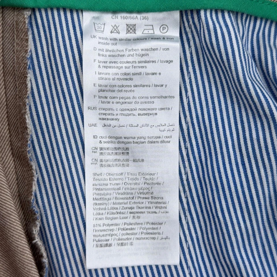 Брюки Esprit размер 6 бежевые деловые повседневные карьерные брюки с манжетами женские - Изображение 4 из 4