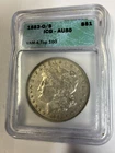 Beautiful 1882 - O/S Morgan Silver Dollar $1 ICG AU 50 VAM-4 Top 100 Coin