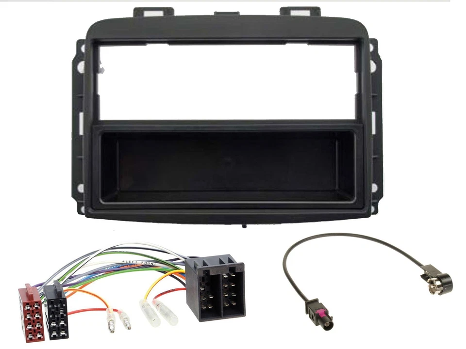 Continental MP3 AUX USB DAB 1DIN Autoradio für Fiat 500L (mit ISO, ab 2012) - Bild 3 von 4