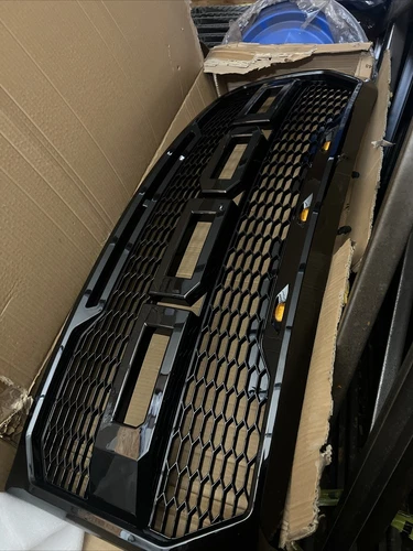 Front Grille For 2009-2014 FORD F150 Grill Front Bumper Grille mesh Matte Black