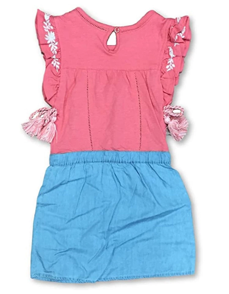 Joe's девочек платье цельный коралл крестьянин верхний джинсовой ткани синяя юбка - Изображение 2 из 2