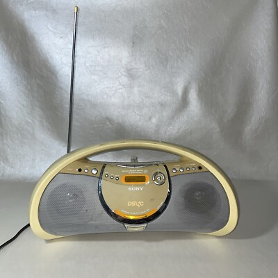 Sony ZS-YN7 Boombox CD/R-RW/AM FM/MP3 MegaBass Tested working