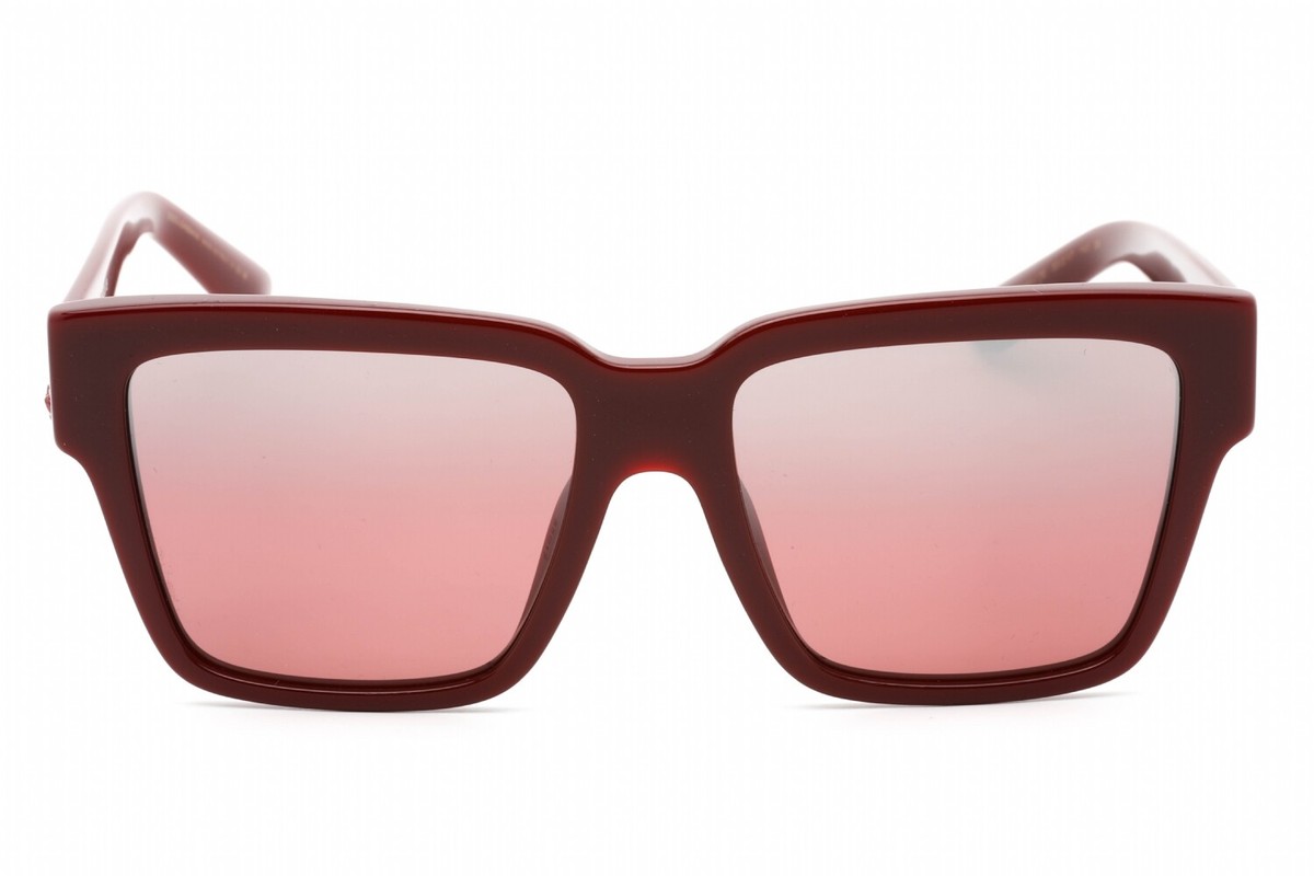 DOLCE & GABBANA DG4436 30917E Sunglasses Bordeaux Frame Pink