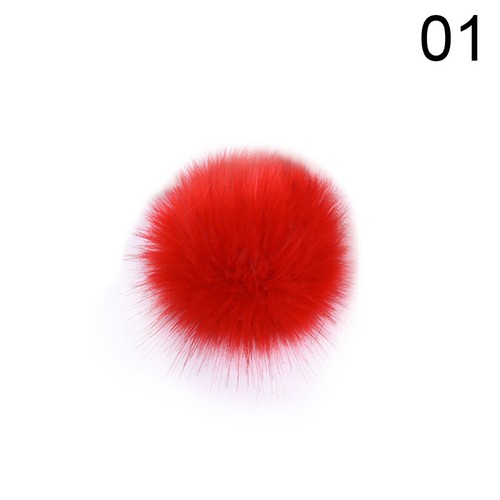 Soft Fluffy Faux Fur Balls for Hat Scarf Handbag Key Chain DIY Accessory - Picture 3 of 37