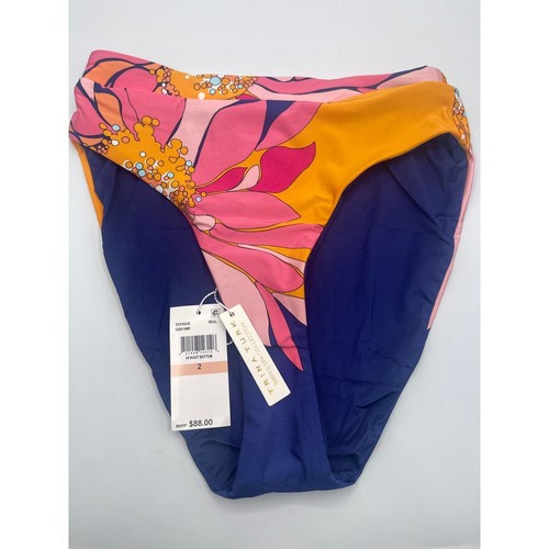 Trina Turk Breeze High-Waist Swim Bottoms Women's Size 2