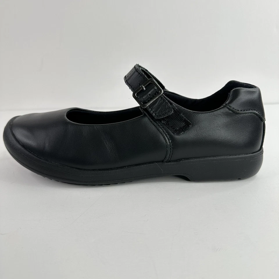Stride Rite Sr Ainsley Black Leather Mary Jane Shoes Big Girl Size 4M - Image 4 of 4