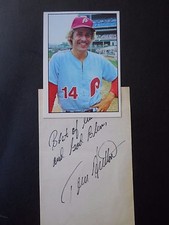 Tom Hutton, Autograph on a 3