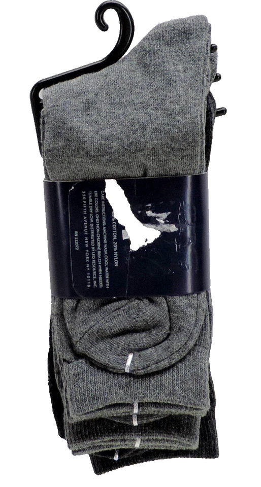 Paquete de 3 calcetines Anne Klein de mezcla de algodón talla única gris carbón ¡Nuevo! Nuevo con etiquetas Foto 2 de 2