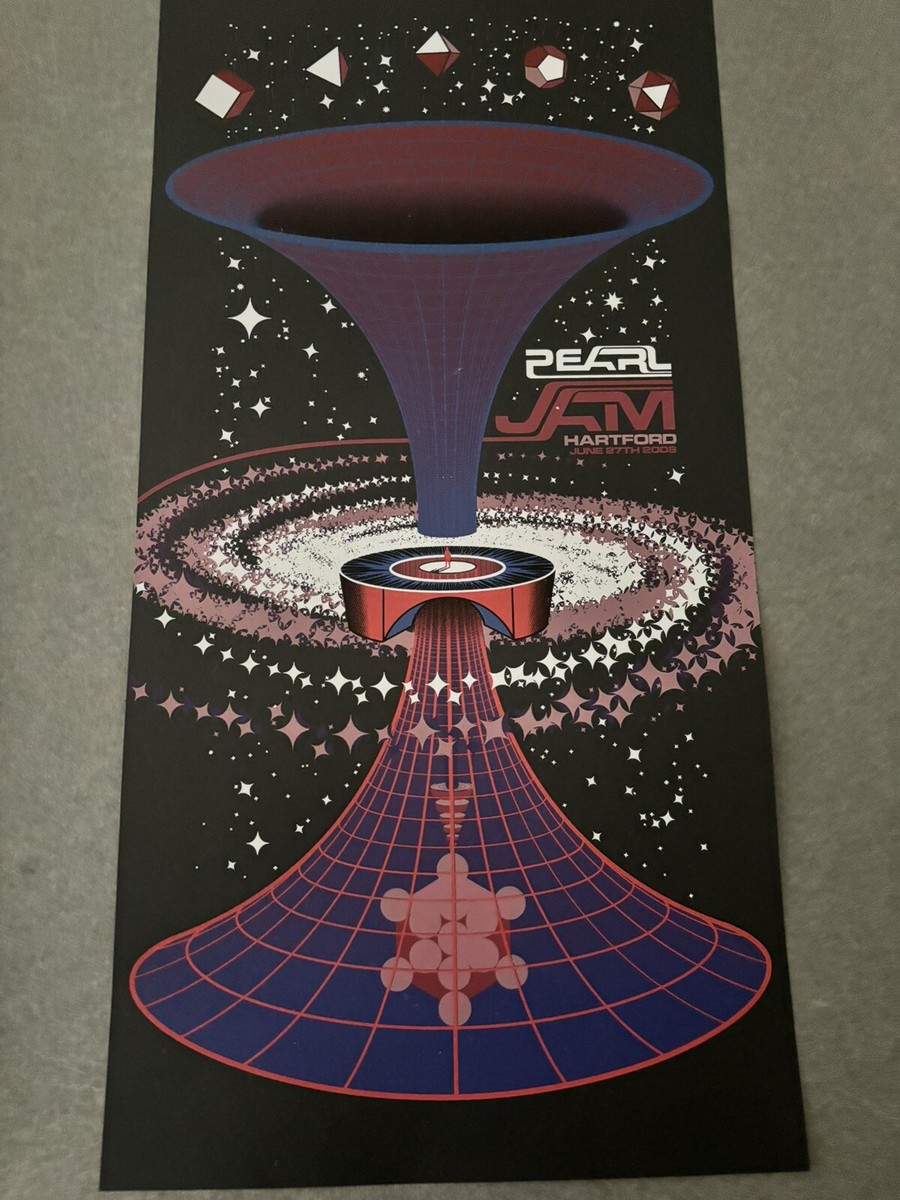 Pearl Jam June 27th 2008 Hartford Poster Klausen 12x24 Meadows