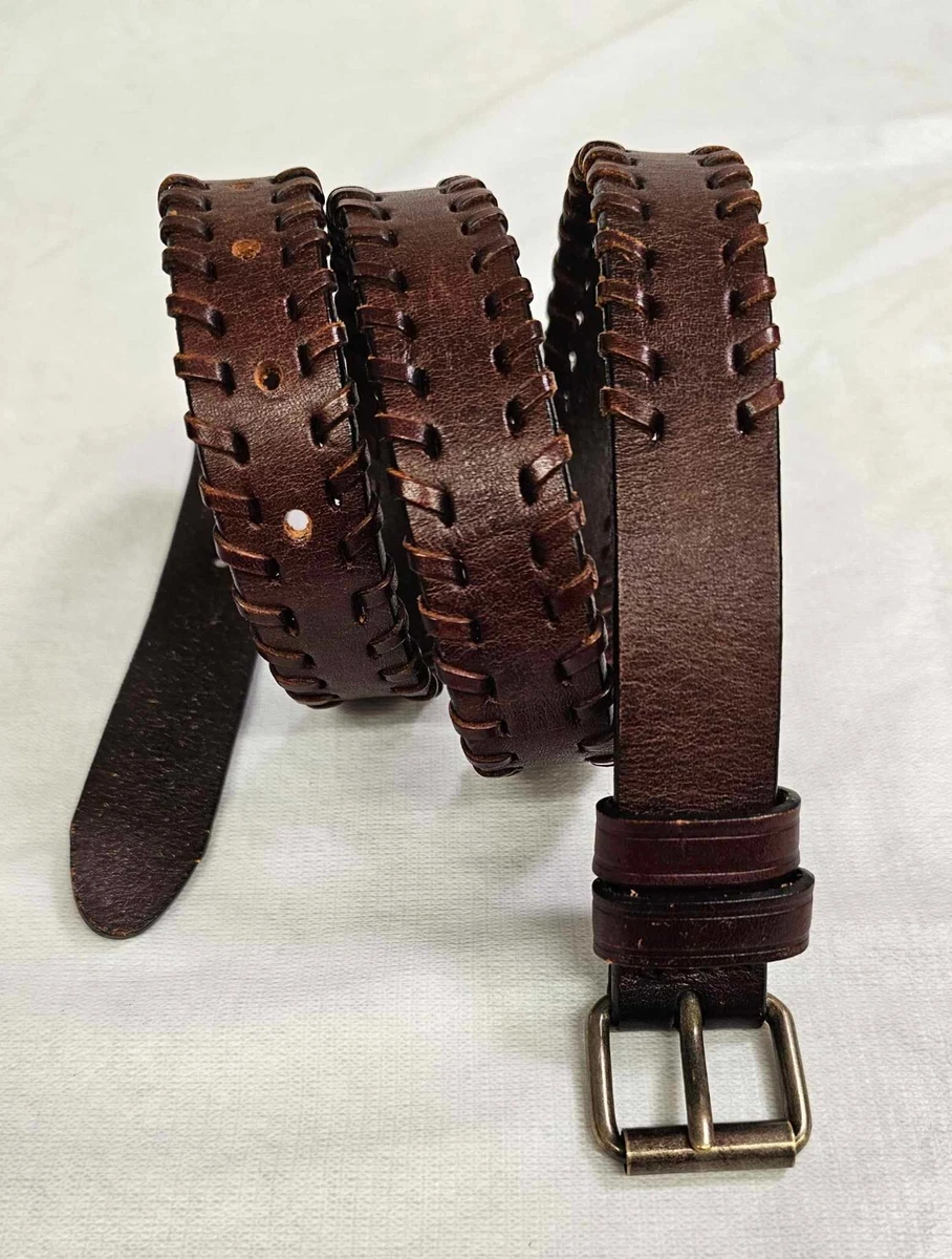 Club Monaco | Women’s XS 28”-30” | Brown Smooth Leather Wide Belt | Waist Cinch Club Monaco Women main image 2