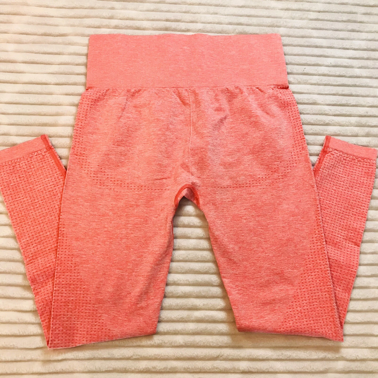 gymshark vital seamless high rise apricot marl leggings