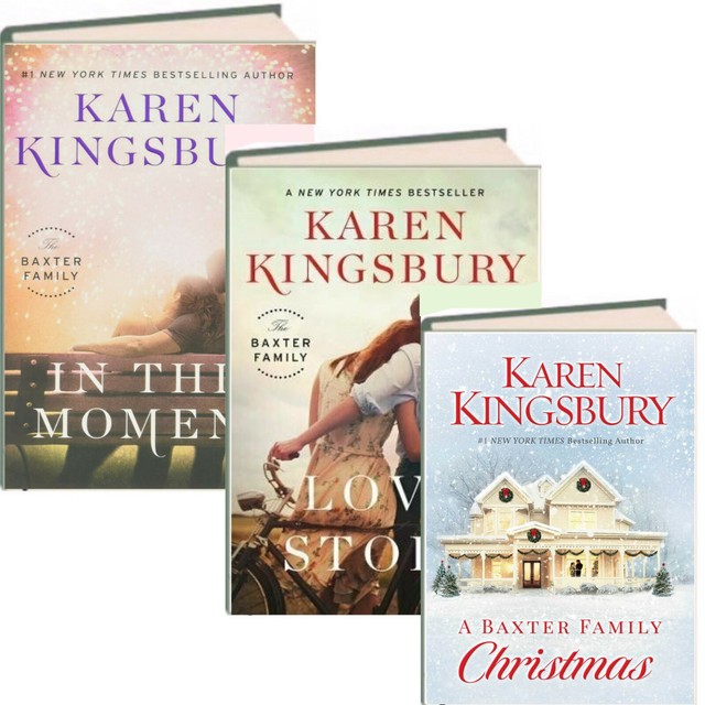 Baxter Family 13 Christmas, Love Story, This Moment Karen Kingsbury