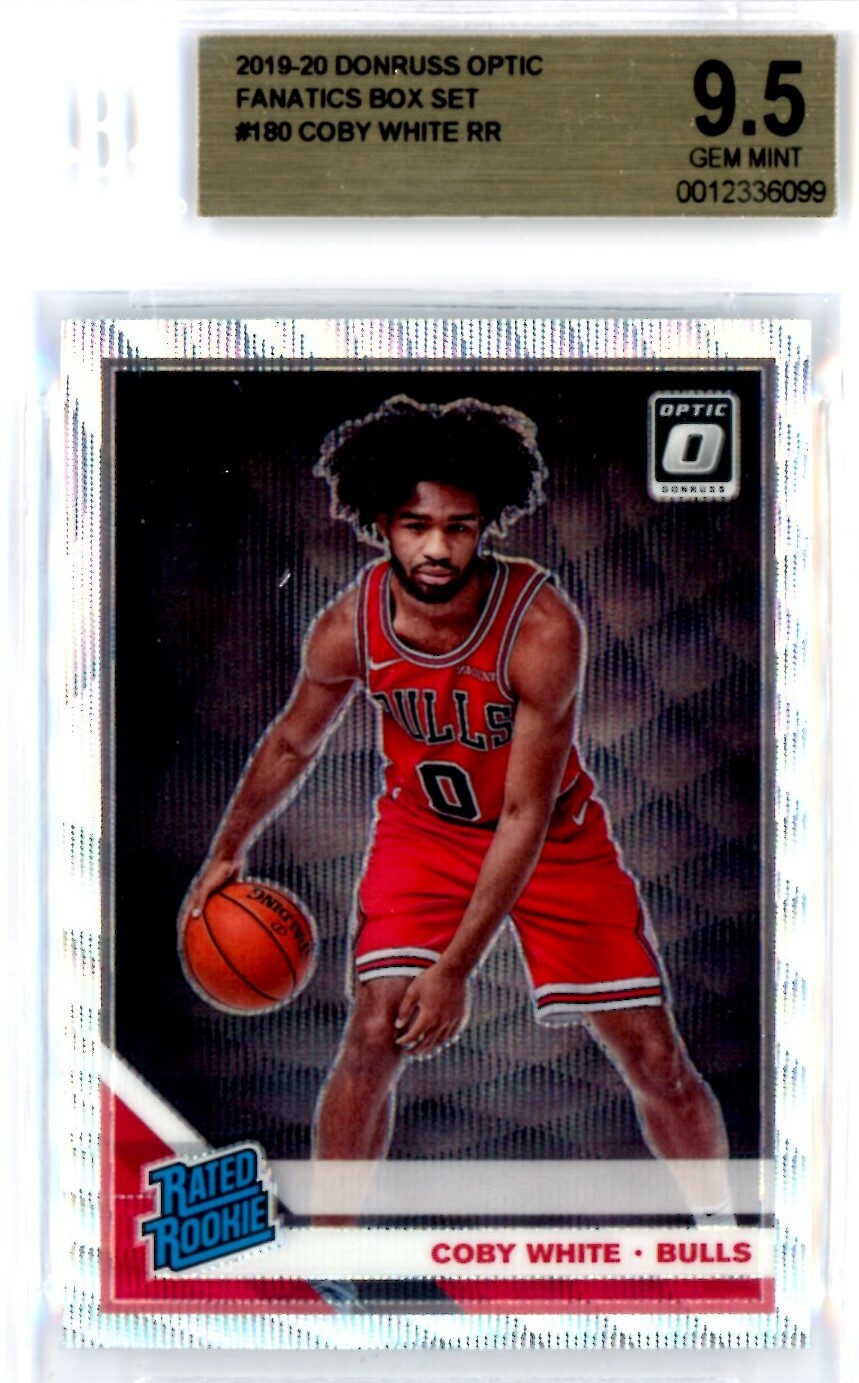 2019 Donruss Optic R.R Fanatics Silver Wave #180 COBY WHITE Gem Mint BGS 9.5