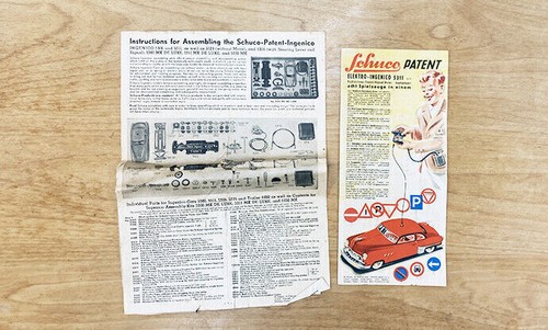 Schuco Ingenico 5311car & Rimorchio Con Esterno Scatola Tin Realizzata A USA - Picture 11 of 12