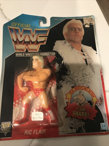 Ric Flair WWF SEALED ,Moc ,Mint On Card Hasbro Fla...