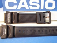 Casio Watch Band SGW-400 & SGW-300 Blk Rub Strap Twin Sensor Altimeter/Barometer
