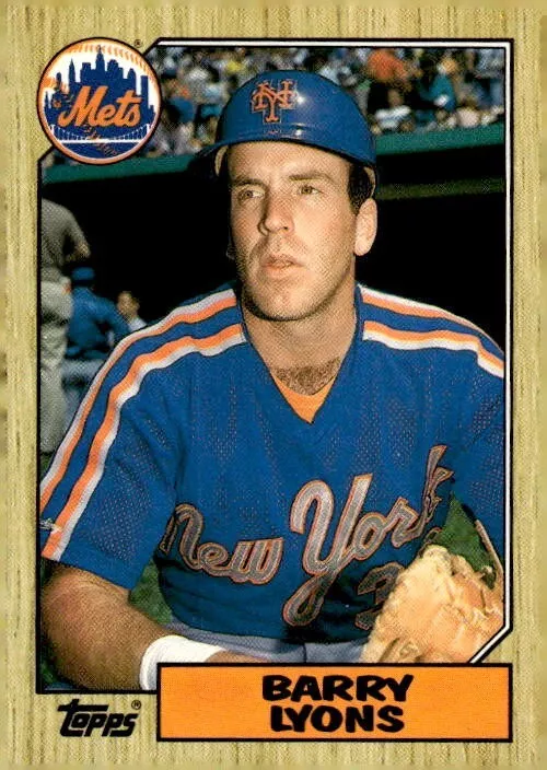 Barry Lyons trading card