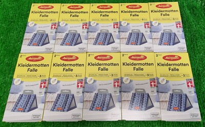 (1 Stück=1,99 ) 10x 2-er Pack Aeroxon KLEIDERMOTTENFALLE geruchlos Versand 0 !!