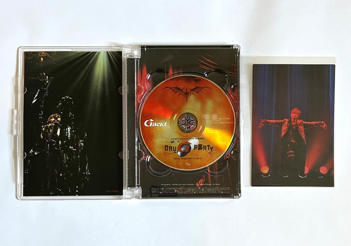 GACKT TRAINING DAYS IN KOREA DRUG PARTY ASIA TOUR JAPAN DVD