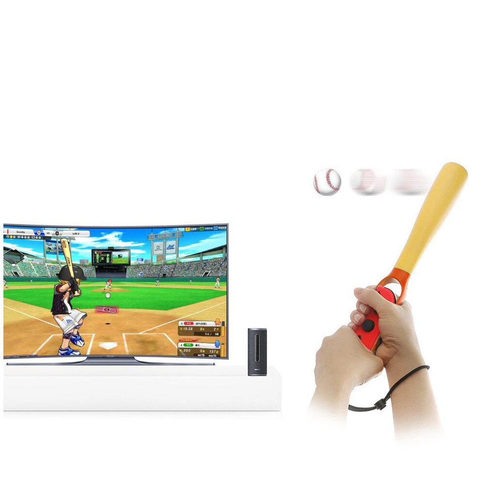 2pcs Switch Sport Game Baseball Bat Handle Grip for Switch OLED Baseball Stick - Image 3 of 4