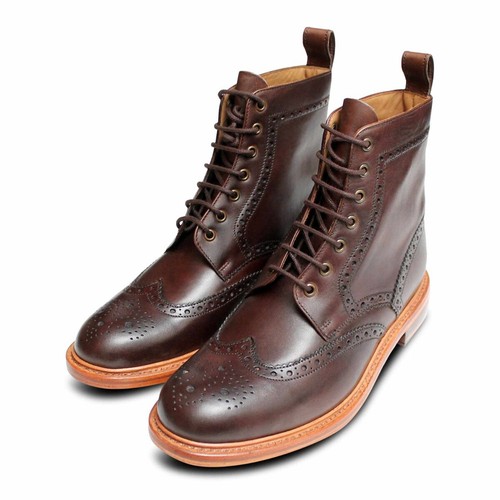 Chocolate Brown Goodyear Welted Country 