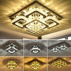 20cm-70cm LED Crystal Ceiling Light Pendant Chandelier Lamp Living Room Bedroom