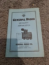 Vintage July 1928 General Radio Bulletin 930 Quality Apparatus Catalog