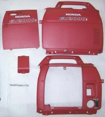 #ad New Honda Generator EU2000i Side Cover Set amp; Decals EU2000 Plastic Case Panel $225.00