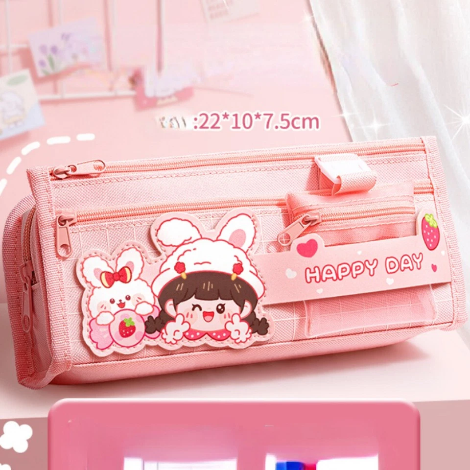 Девочка Kids карандаш чехол сумка милый коробка мешок большой емкости Лолита устроитель - Изображение 3 из 4