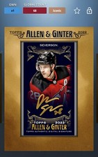 Damon Severson - Iconic - Gold - Topps NHL Skate 22 Digital Card