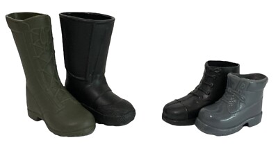 Lot of Single Boots Left or Right For Hasbro GI Joe 12'' Action Figure 1:6 Scale