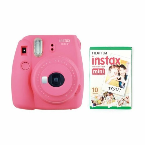 Pellicola Instax Mini 10 Foto - Formato Carte Di Credito Con Bordi A Cuori Per Foto Immediate E Colorate