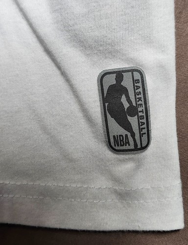 NBA White Basketball T Shirt Crew Neck Kids Size Large(14-16) - Picture 8 of 20
